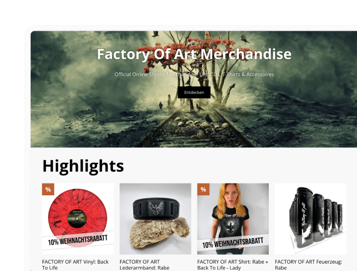 Factory Of Art Onlineshop